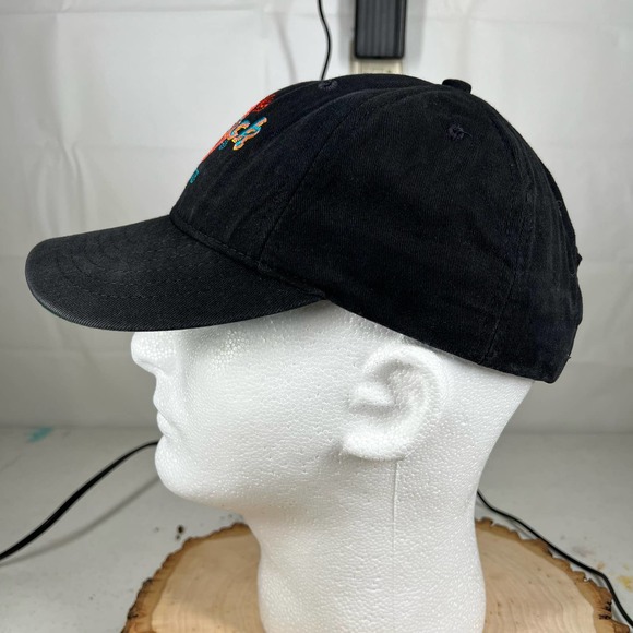 Vintage Black Hard Rock Las Vegas Snap Back Baseball Hat Skater Streetwear Retro - Picture 3 of 7